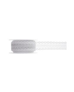 Cinta Encaje Blanco 20mm x 3m Poliester ***OFERTA DTO NO ACUMULABLE