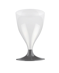 Copa Reutilizable Vino Talco Gris Antracita 20.4cl Ps/PP+Mineral ***OFERTA DTO NO ACUMULABLE