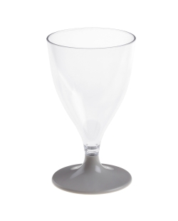Copa Reutilizable Vino Talco Marron-Gris Topo 20.4cl Ps/PP+Mineral ***OFERTA DTO NO ACUMULABLE