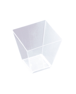 Cuenco Reutilizable Degustacion Diamante Transparente 9.5cl Poliestireno ***OFERTA DTO NO ACUMULABLE