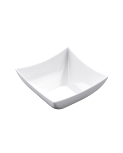 Cuenco Reutilizable Degustacion Cuadrado Blanca 9cl Poliestireno ***OFERTA DTO NO ACUMULABLE