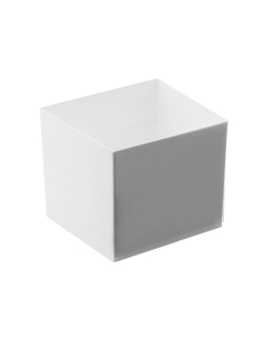 Cuenco Reutilizable Degustacion Cubico Blanco 6cl Poliestireno ***OFERTA DTO NO ACUMULABLE