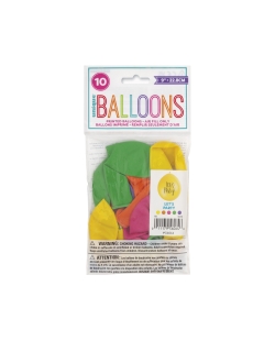 Globos Latex 22,8cm Lets Party Surtidos