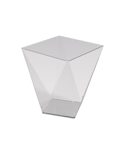 Cuenco Reutilizable Degustacion Diamante Transparente 10cl Poliestireno ***OFERTA DTO NO ACUMULABLE