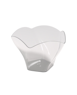 Cuenco Reutilizable Degustacion Rosa Transparente 9cl Poliestireno ***OFERTA DTO NO ACUMULABLE