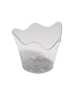 Cuenco Reutilizable Degustacion Tulipan Transparente 9cl Poliestireno ***OFERTA DTO NO ACUMULABLE