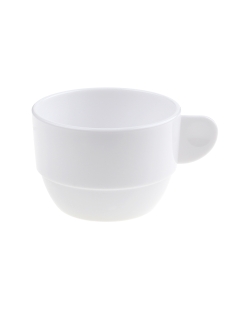 Taza Cafe Reutilizable Blanca 16.6cl Material SAN ***OFERTA DTO NO ACUMULABLE