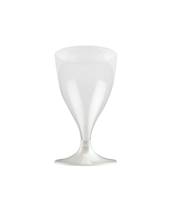 Copa Reutilizable Vino Blanco Perlado 20cl Poliestireno ***OFERTA DTO NO ACUMULABLE