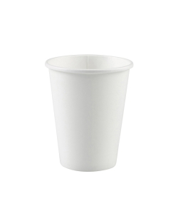 Vasos 266ml Papel Blanco 