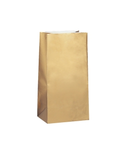Bolsas Papel Oro Metal