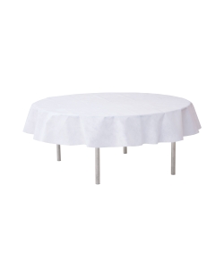 Mantel Harmony redondo Blanco 180cm Tela opaca polipropileno no tejido 80gr/m2 ***OFERTA DTO NO ACUMULABLE