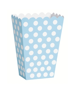 Cajas Lunares Azul Pastel