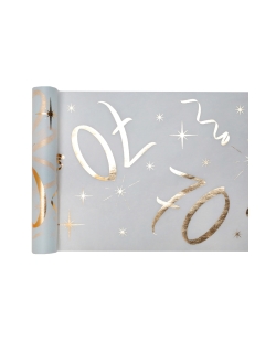 Camino Mesa Blanco Numero 70 Oro 30cm X 5m Tejido No Tejido Poliester ***OFERTA DTO NO ACUMULABLE