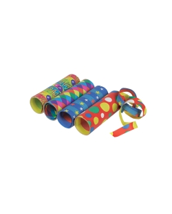 Serpentina Papel Surtidas 1.4X400cm  