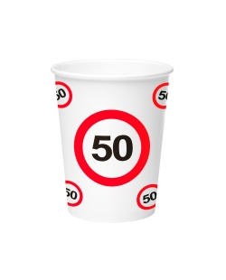 Vasos 350ml Señal Trafico Nº 50