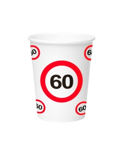 Vasos 350ml Señal Trafico Nº 60