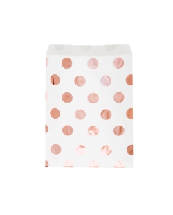 Bolsas Papel Lunares Oro Rosa Papel/Foil