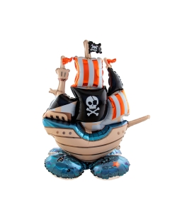 Forma Pie Barco Pirata 70X81cm