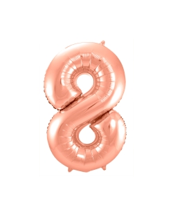 Forma Numero 8 Oro Rosa 86cm ***OFERTA DTO NO ACUMULABLE