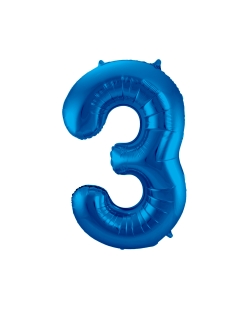 Forma Numero 3 Azul 86cm ***OFERTA DTO NO ACUMULABLE