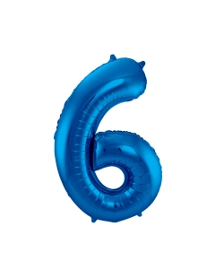 Forma Numero 6 Azul 86cm ***OFERTA DTO NO ACUMULABLE