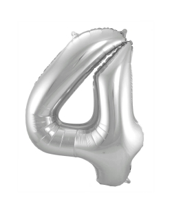 Forma Numero 4 Plata 86cm ***OFERTA DTO NO ACUMULABLE