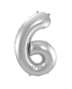 Forma Numero 6 Plata 86cm ***OFERTA DTO NO ACUMULABLE