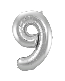 Forma Numero 9 Plata 86cm ***OFERTA DTO NO ACUMULABLE