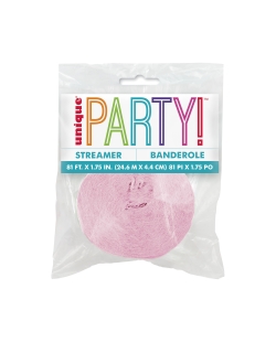 Serpentina Crepe Rosa Pastel 24,7m Papel