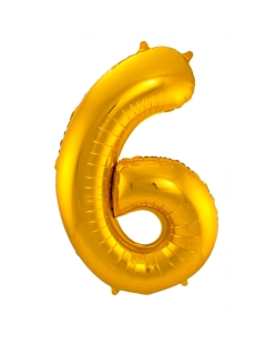 Forma Numero 6 Oro 86cm ***OFERTA DTO NO ACUMULABLE