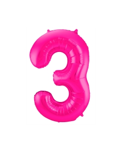 Forma Numero 3 Fucsia 86cm ***OFERTA DTO NO ACUMULABLE
