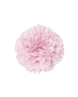 Deco Pom Pom Tisu Rosa Pastel 40,6cm
