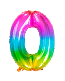 Forma Numero 0 Arcoiris Gominola 86cm ***OFERTA DTO NO ACUMULABLE