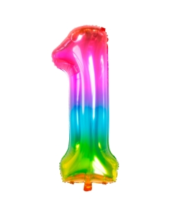 Forma Numero 1 Arcoiris Gominola 86cm ***OFERTA DTO NO ACUMULABLE