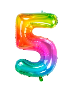 Forma Numero 5 Arcoiris Gominola 86cm ***OFERTA DTO NO ACUMULABLE