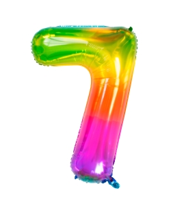 Forma Numero 7 Arcoiris Gominola 86cm ***OFERTA DTO NO ACUMULABLE