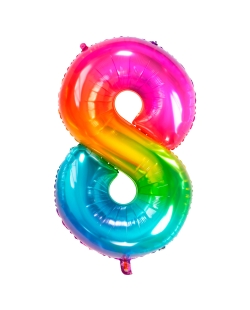Forma Numero 8 Arcoiris Gominola 86cm ***OFERTA DTO NO ACUMULABLE
