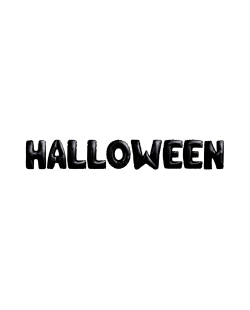 Globos Forma Foil Halloween 40cm