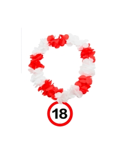 Collar Hawaiano Señal Trafico Nº 18 Plastico