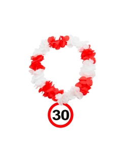 Collar Hawaiano Señal Trafico Nº 30 Plastico
