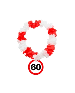 Collar Hawaiano Señal Trafico Nº 60 Plastico