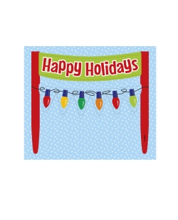 Guirnalda Pastel Happy Holidays