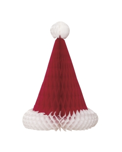 Centro Mesa Nido Abeja Sombrero Santa 30,5cm