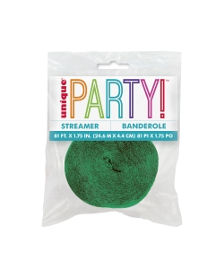 Serpentina Crepe Verde Esmeralda 24,7m Papel