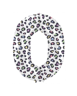 Forma Numero 0 Pantera Color 86cm 