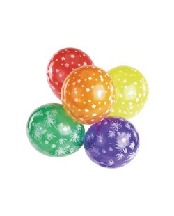 Globos Latex 25,4cm Estrellas Surtido 