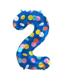 Forma Numero 2 Puntos Color 86cm 