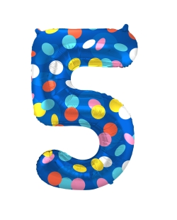 Forma Numero 5 Puntos Color 86cm 