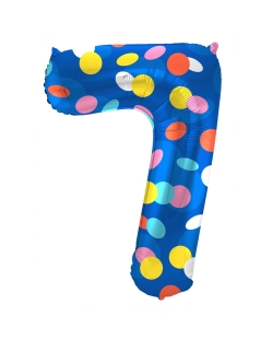 Forma Numero 7 Puntos Color 86cm 