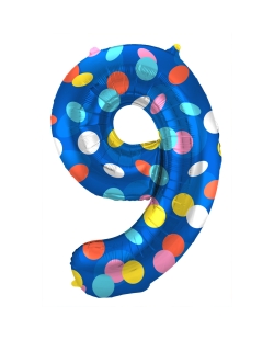 Forma Numero 9 Puntos Color 86cm 